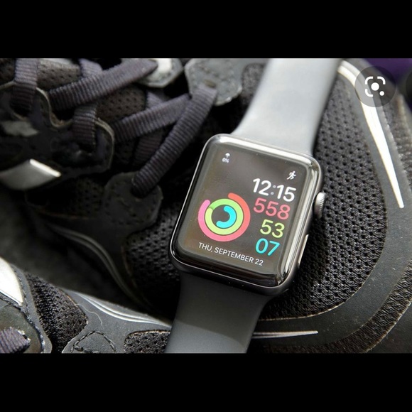 Apple Accessories - Apple Watch Series 2, 38mm, comes with charger and several bands. Excellent cond